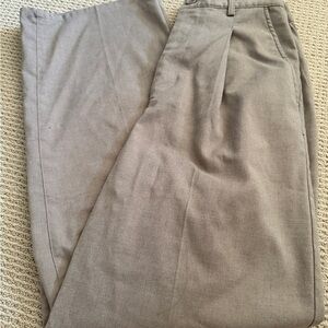 Urban Outfitters high waisted, front pleated, baggy women’s Tan Pants